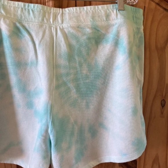 Women's Gap Tie-Dye green white pull on sweatshorts shorts size XL - NWT - Picture 6 of 10
